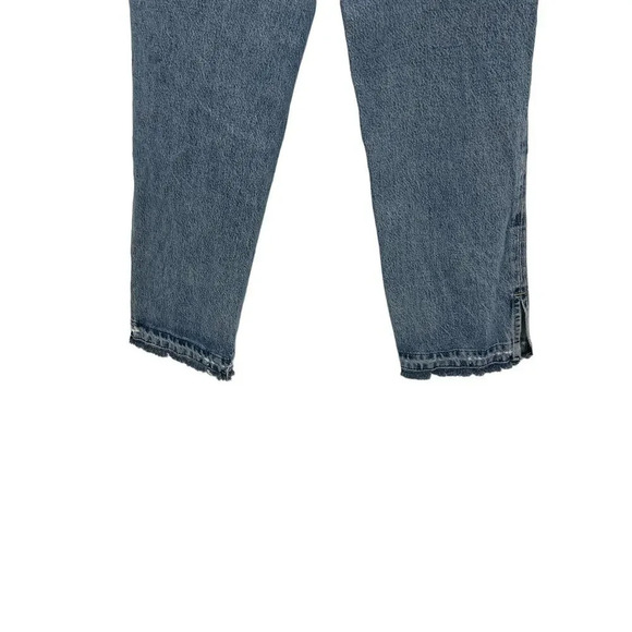 Free People Lita Light Wash Distressed High-Waisted Slim Leg Jeans Size 28 - Picture 10 of 14